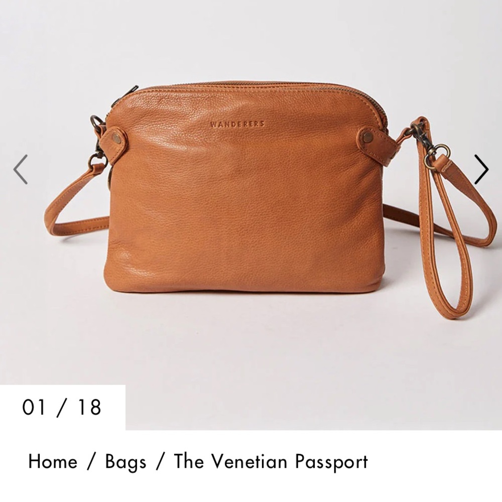 Wanderers Travel Co Venetian Passport bag
